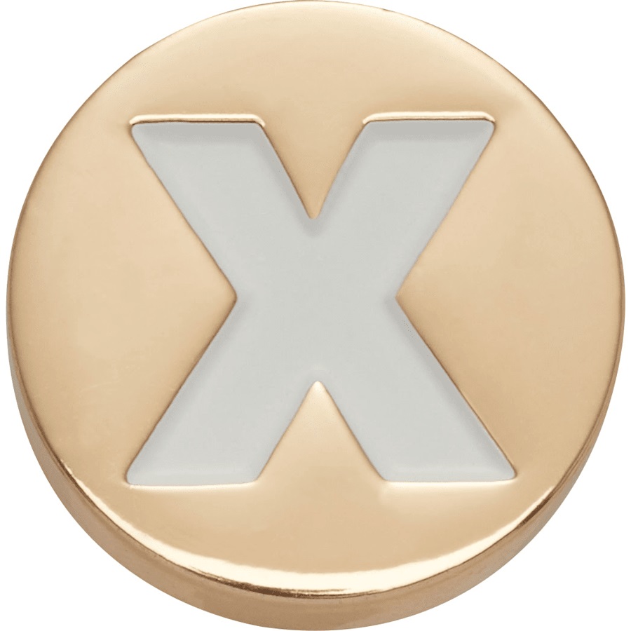 Gold Letter X